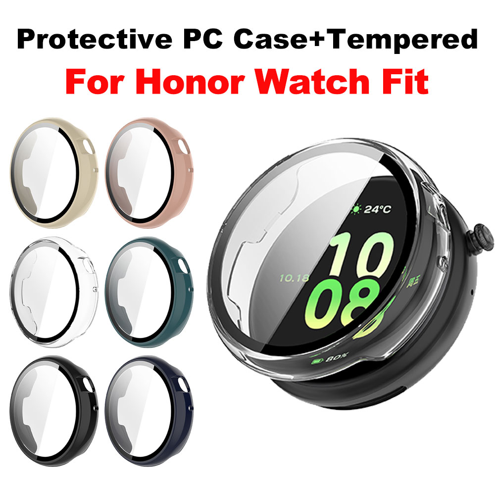 Smartwatch English - Custodia per PC + vetro temperato