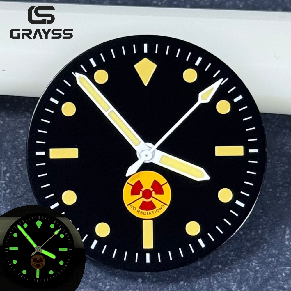 Luminous Dial Face - Quadrante per Orologio da 28,5mm Senza