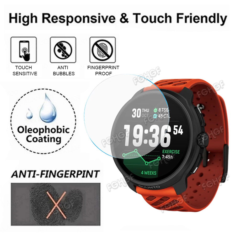 Smart Watch Screen Protector - Pellicola protettiva in vetro temperato per