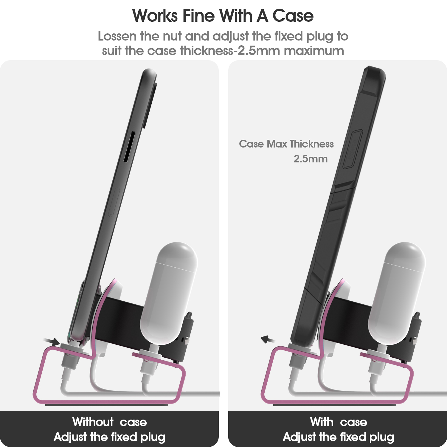 Dock di ricarica in alluminio  - Watch Xs8 recensione e prezzo