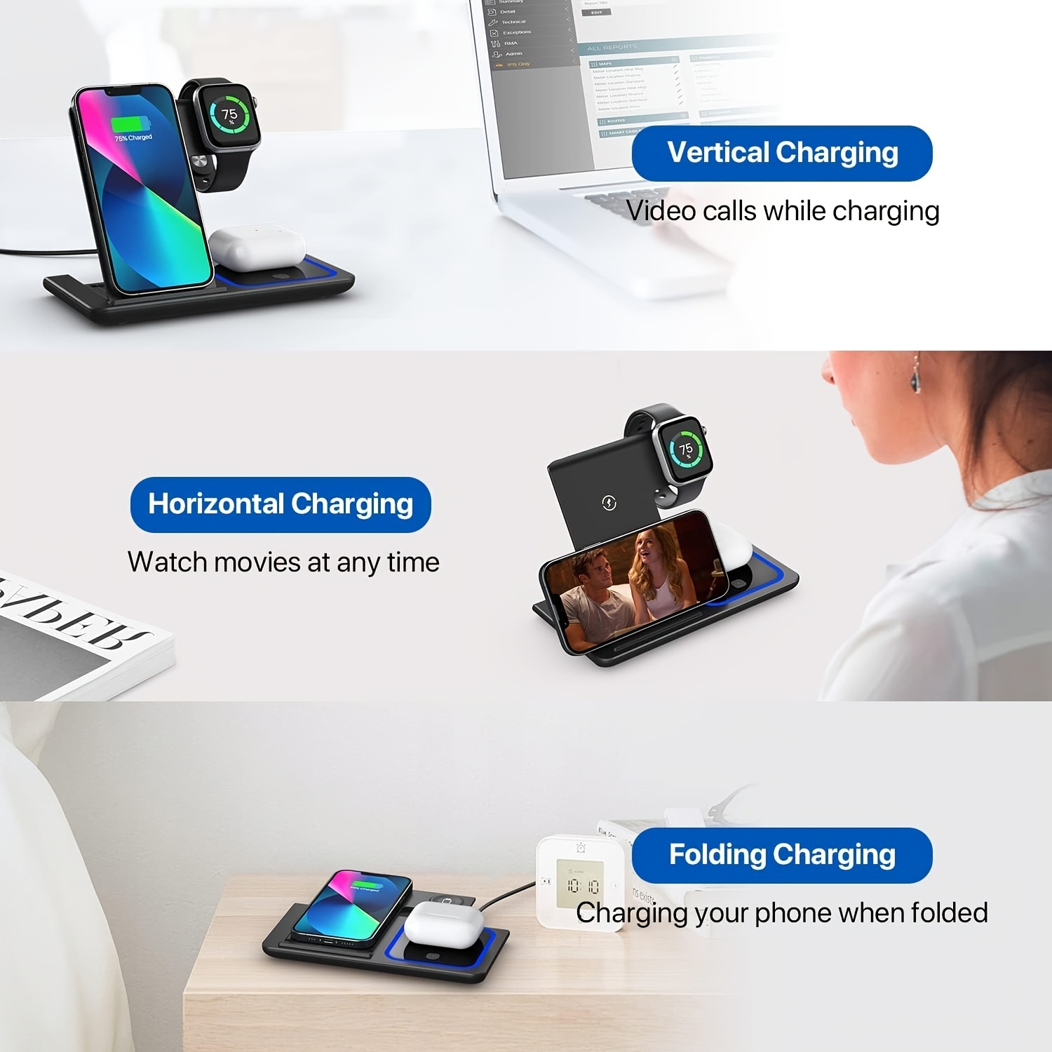 Supporto di ricarica wireless  - Smartwatch Watches Compatible With Iphone recensione e prezzo