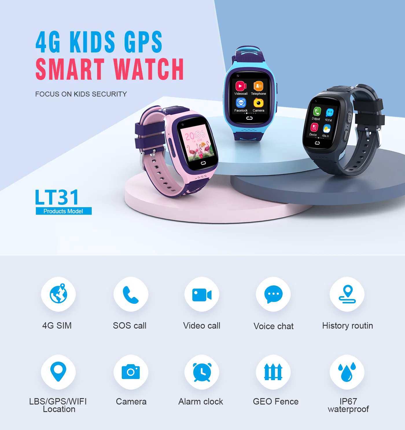 4G Bambini Smartwatch SOS Impe - Smartwatch Watches Price recensione e prezzo