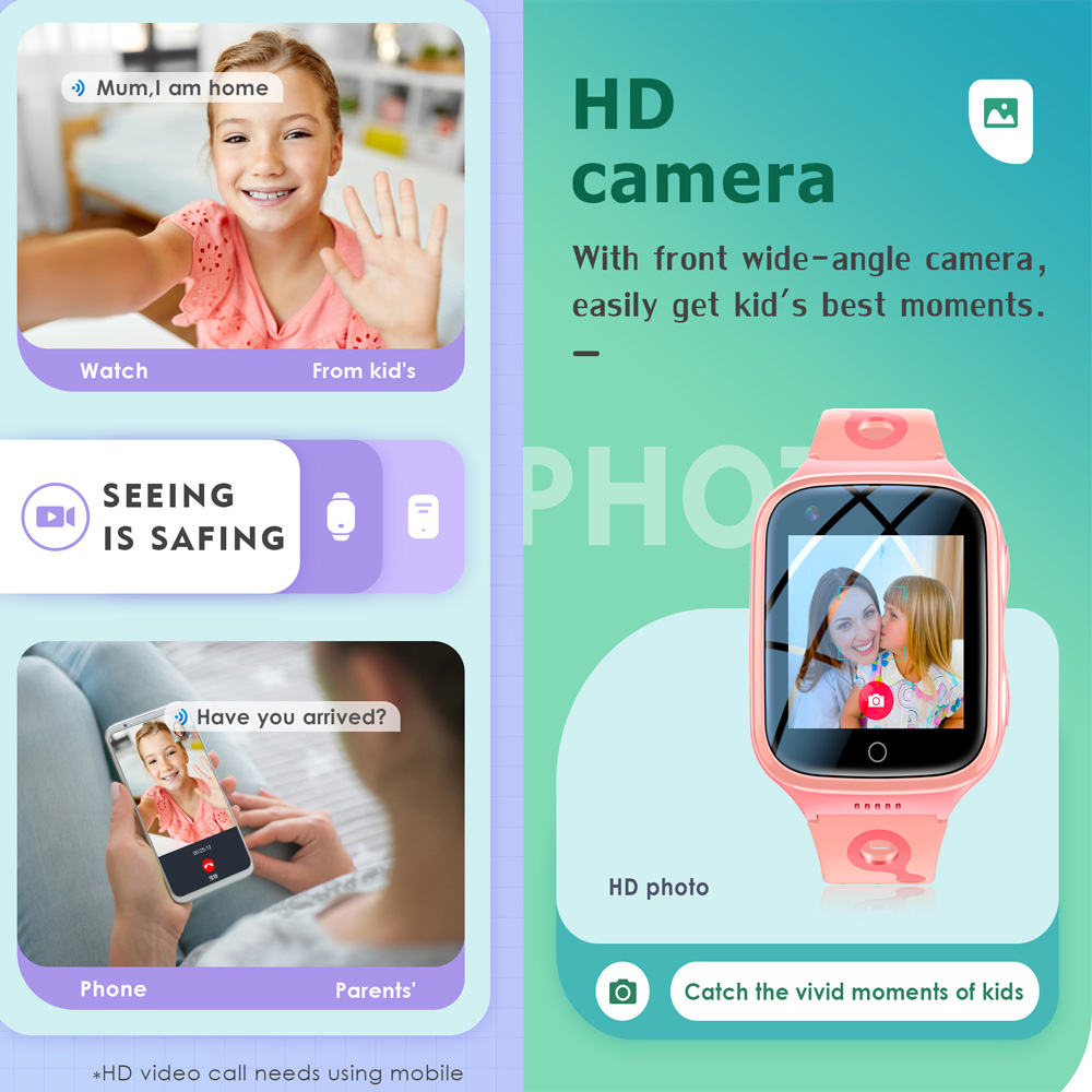 Smartwatch 4G per Bambini con  - Smartwatch Watches Gift For Boys With Gps recensione e prezzo