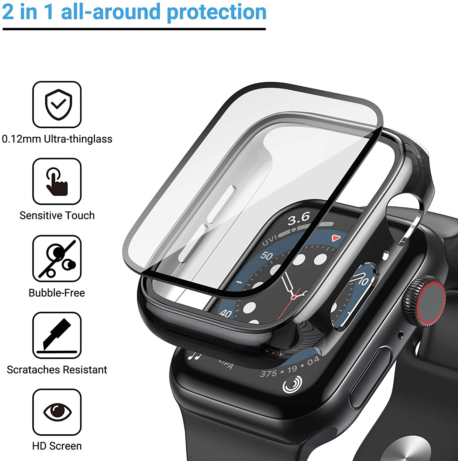Vetro + copertura per custodia - Apple Watch Band recensione e prezzo