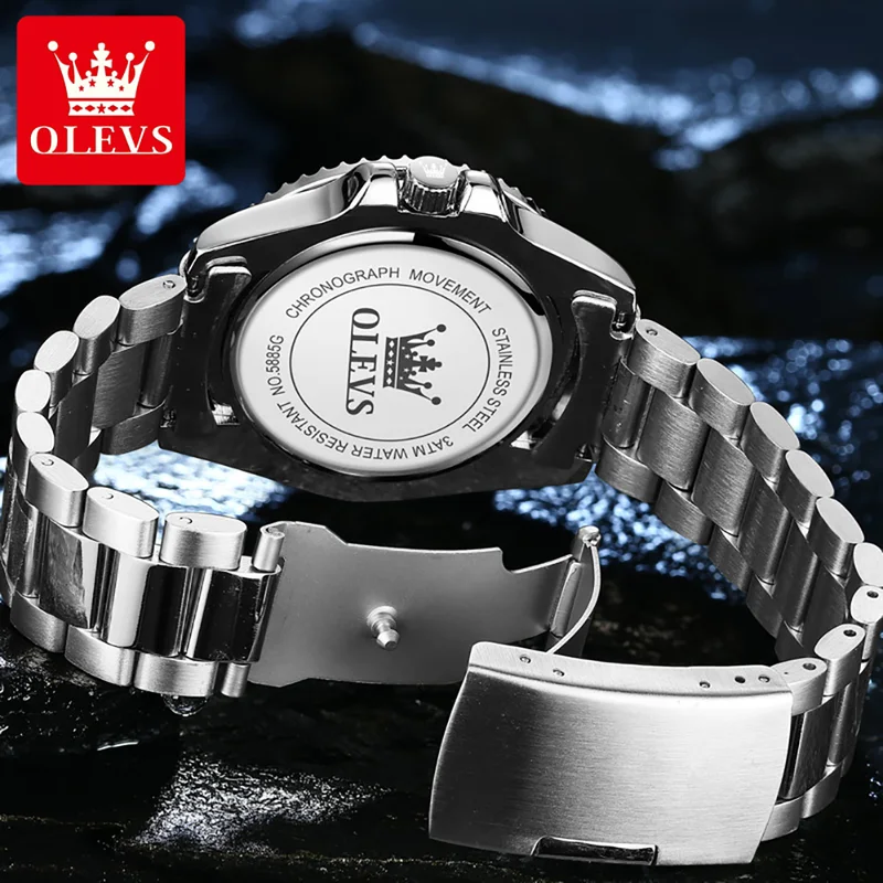 OLEVS Orologio al quarzo origi - Rolex Watch Submariner recensione e prezzo