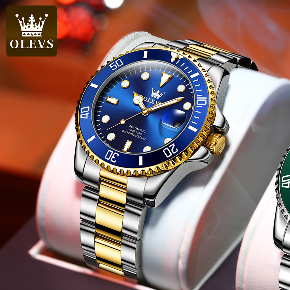 OLEVS 6650 Orologio da uomo Cl - Rolex Watch Submariner recensione e prezzo