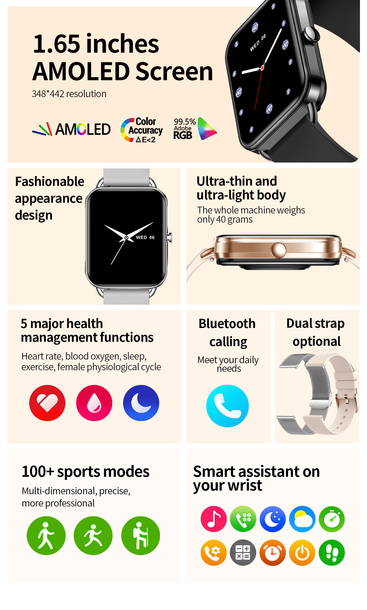 2024 Smart Watch Telefono Andr - Smartwatch Watches Price recensione e prezzo